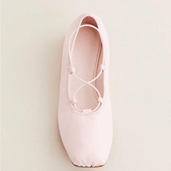 Reformation x NYC Ballet Barbara Ballet Flat Morning Dew Size 9